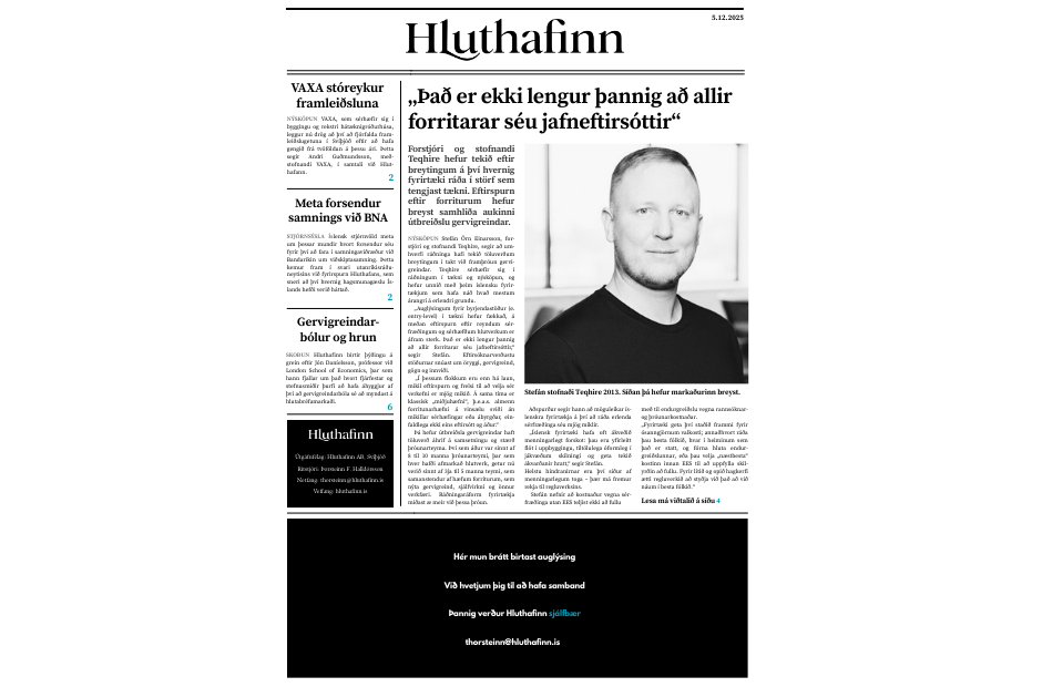 VAXA í sókn, hagfræðin á bak við gervigreindarbólur og atvinnuhorfur í tæknigeiranum